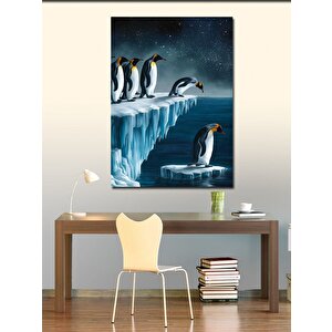 Kanvas Tablo Sevimli Penguenler