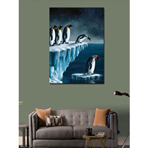 Kanvas Tablo Sevimli Penguenler