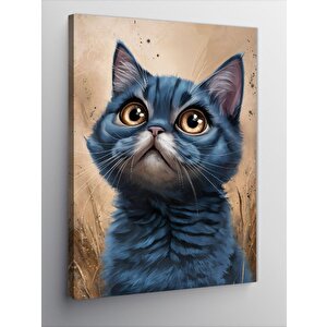 Kanvas Tablo Sevimli Yavru Kedi 70x100 cm