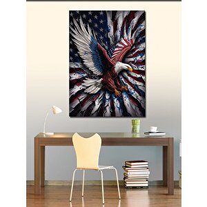 Kanvas Tablo Amerikan Kartalı 100x140 cm