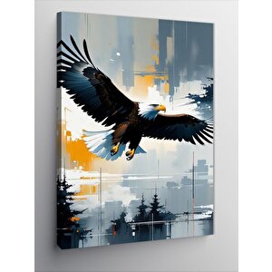 Kanvas Tablo Uçan Kartal 100x140 cm