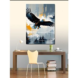 Kanvas Tablo Uçan Kartal 100x140 cm