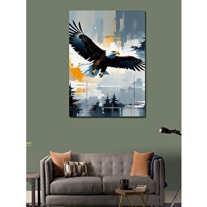 Kanvas Tablo Uçan Kartal 100x140 cm