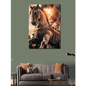Kanvas Tablo Çanakkale Truva Atı 70x100 cm