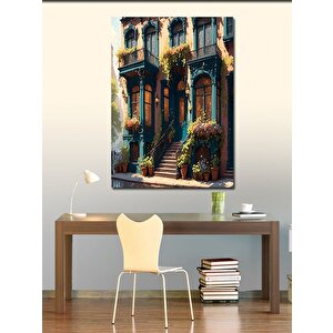 Kanvas Tablo Eski Ev 70x100 cm
