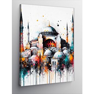 Kanvas Tablo Ayasofya Camii Suluboya