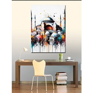 Kanvas Tablo Ayasofya Camii Suluboya