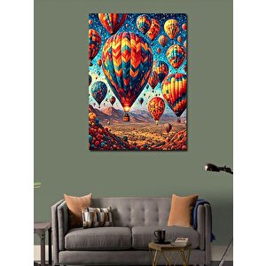 Kanvas Tablo Uçan Balonlar 70x100 cm