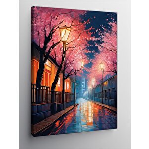 Kanvas Tablo Ağaçlı Yol 70x100 cm