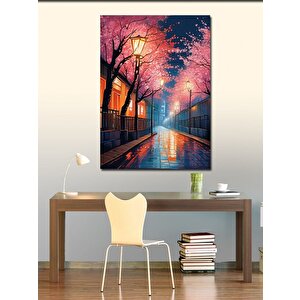 Kanvas Tablo Ağaçlı Yol 70x100 cm