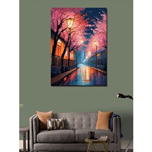 Kanvas Tablo Ağaçlı Yol 70x100 cm