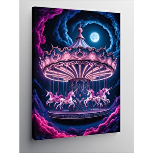Kanvas Tablo Atlı Karınca 70x100 cm