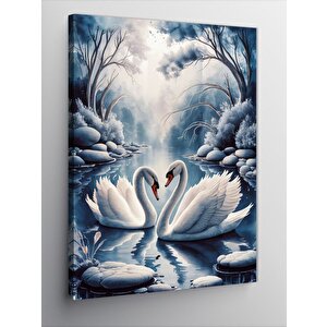 Kanvas Tablo Sevimli Leylekler 70x100 cm