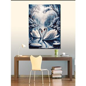 Kanvas Tablo Sevimli Leylekler 70x100 cm
