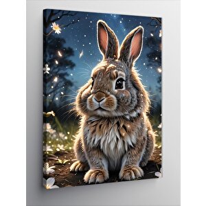 Kanvas Tablo Sevimli Tavşan 70x100 cm