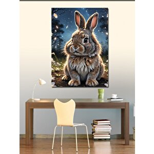 Kanvas Tablo Sevimli Tavşan 70x100 cm