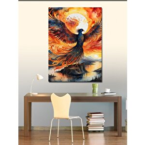Kanvas Tablo Anka Kuşu Ve Güneş 70x100 cm