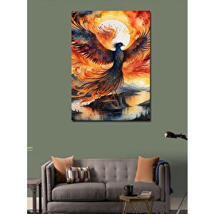 Kanvas Tablo Anka Kuşu Ve Güneş 70x100 cm