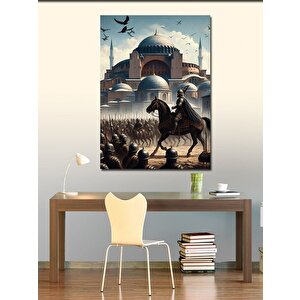 Kanvas Tablo Osmanlı Askerleri Ve Ayasofya Camii