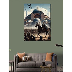 Kanvas Tablo Osmanlı Askerleri Ve Ayasofya Camii