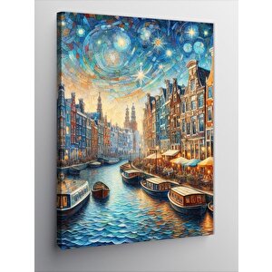 Kanvas Tablo Amsterdam Evleri