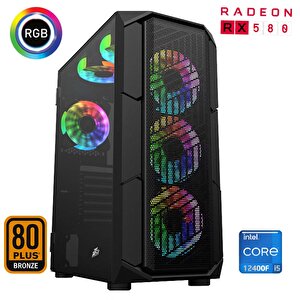 Xsr521 I5 12400f 32gb Ram 1tb M.2 Nvme Ssd 8gb Rx580 Ekran Kartı Oyun Bilgisayarı