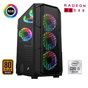 Xsr461 I5 10400f 16gb Ram 512gb M.2 Nvme Ssd 8gb Rx580 Ekran Kartı 27"curved 180hz Oyun Bilgisayarı