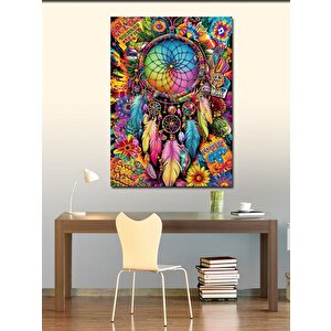 Kanvas Tablo Renkli Düş Kapanı Dreamcatcher