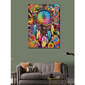 Kanvas Tablo Renkli Düş Kapanı Dreamcatcher
