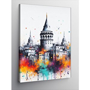 Kanvas Tablo İstanbul Galata Kulesi