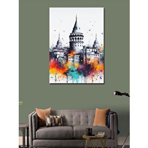 Kanvas Tablo İstanbul Galata Kulesi