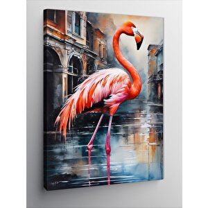 Kanvas Tablo Flamingo 100x140 cm