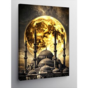 Kanvas Tablo Dolunay Ve Cami 70x100 cm
