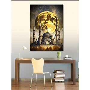 Kanvas Tablo Dolunay Ve Cami 100x140 cm