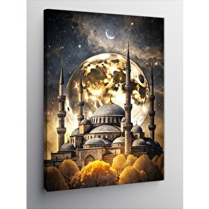 Kanvas Tablo Cami Ve Dolunay
