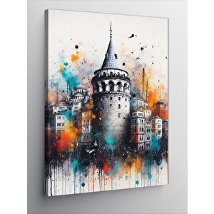Kanvas Tablo İstanbul Galata Kulesi