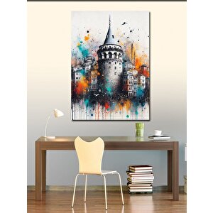 Kanvas Tablo İstanbul Galata Kulesi