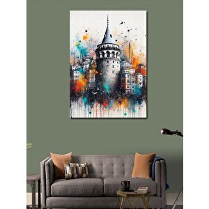 Kanvas Tablo İstanbul Galata Kulesi