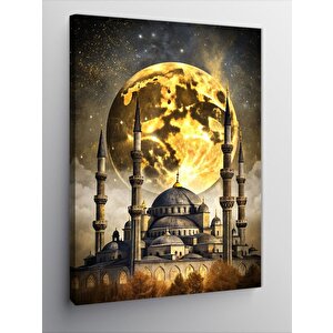 Kanvas Tablo Dolunay Ve Cami