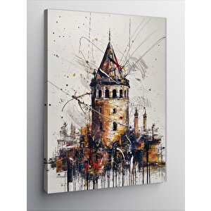 Kanvas Tablo İstanbul Galata Kulesi