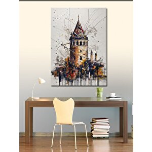 Kanvas Tablo İstanbul Galata Kulesi
