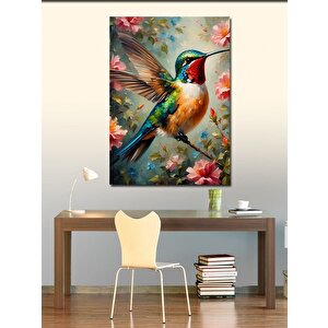 Kanvas Tablo Renkli Arı Kuşu 70x100 cm