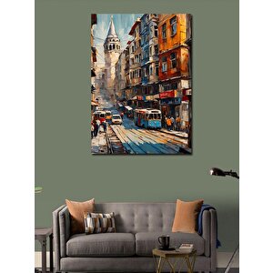 Kanvas Tablo İstanbul Galata Kulesi 70x100 cm