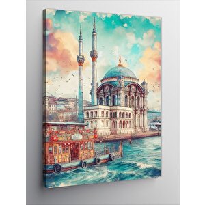 Kanvas Tablo Cami Manzarası