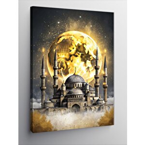 Kanvas Tablo Dolunay Ve Cami