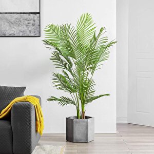 Yapay Ağaç Areka Ağacı Palmiye Ağacı Salon Bitkisi 180cm 17yaprak