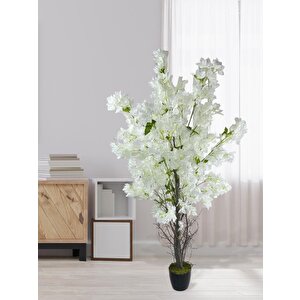 Yapay Ağaç Beyaz Begonvil Ağacı 150*60cm Doğal Görünümlü Yapay Ağaç