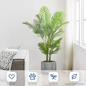 Yapay Ağaç Areka Ağacı Palmiye Ağacı Salon Bitkisi 160cm 12yaprak