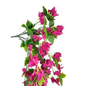 Yapay Çiçek Fuşya Begonvil Çiçeği 8dallı 70cm Sarkan Çiçek