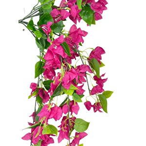 Yapay Çiçek Fuşya Begonvil Çiçeği 8dallı 70cm Sarkan Çiçek